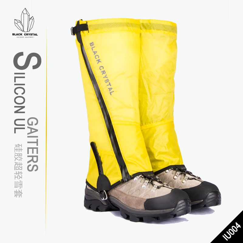 

Black Crystal Professional Waterproof Legging Gaiter Leg Cover Camping Hiking Hunting SILICON UL GAITERS