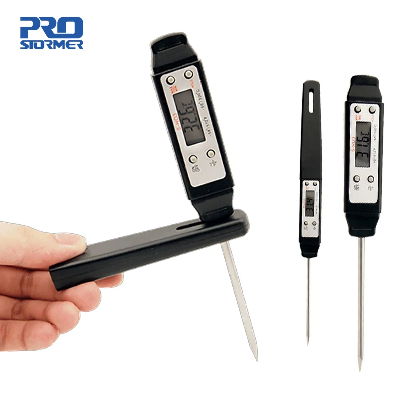 

Prostormer 3 IN 1 Thermometer Instruments Kitchen Digital Cooking Food Probe Temperature hold MAX / MIN temperature memory