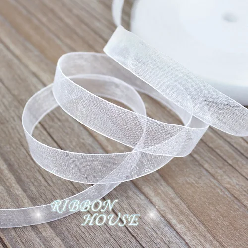 Organza Ribbon - 1/2 Width, 50 Yards - Perfect for Gift Wrapping, Crafts, Hair Accessories, and Jewelry Design