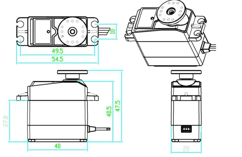DS3325 servo c 