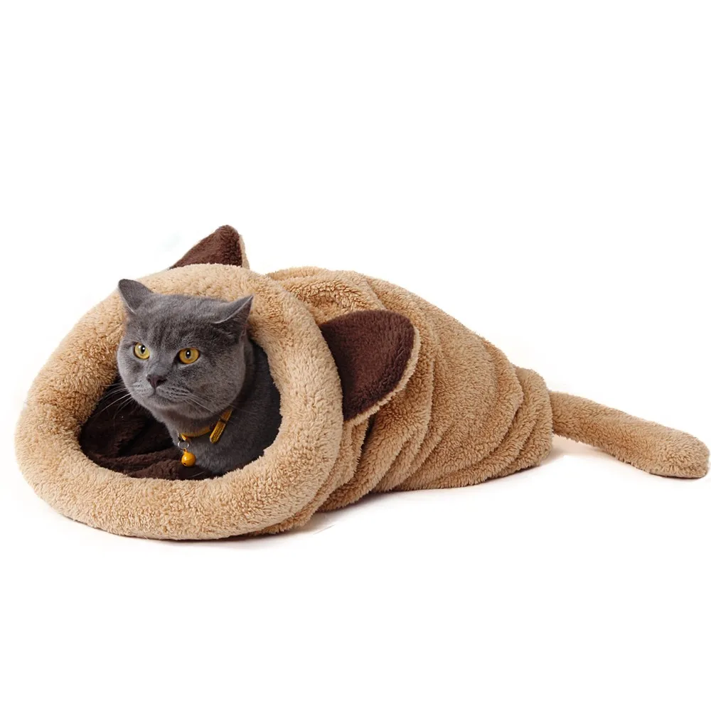 Aliexpress.com : buy cute cat sleeping bag warm dog cat bed pet ...