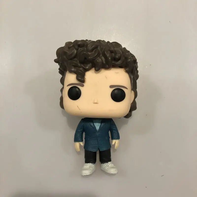 

SDCC Exclusive Original Funko pop old Stranger Things - Dustin Snowball Dance Vinyl Action Figure Collectible Model Loose Toy