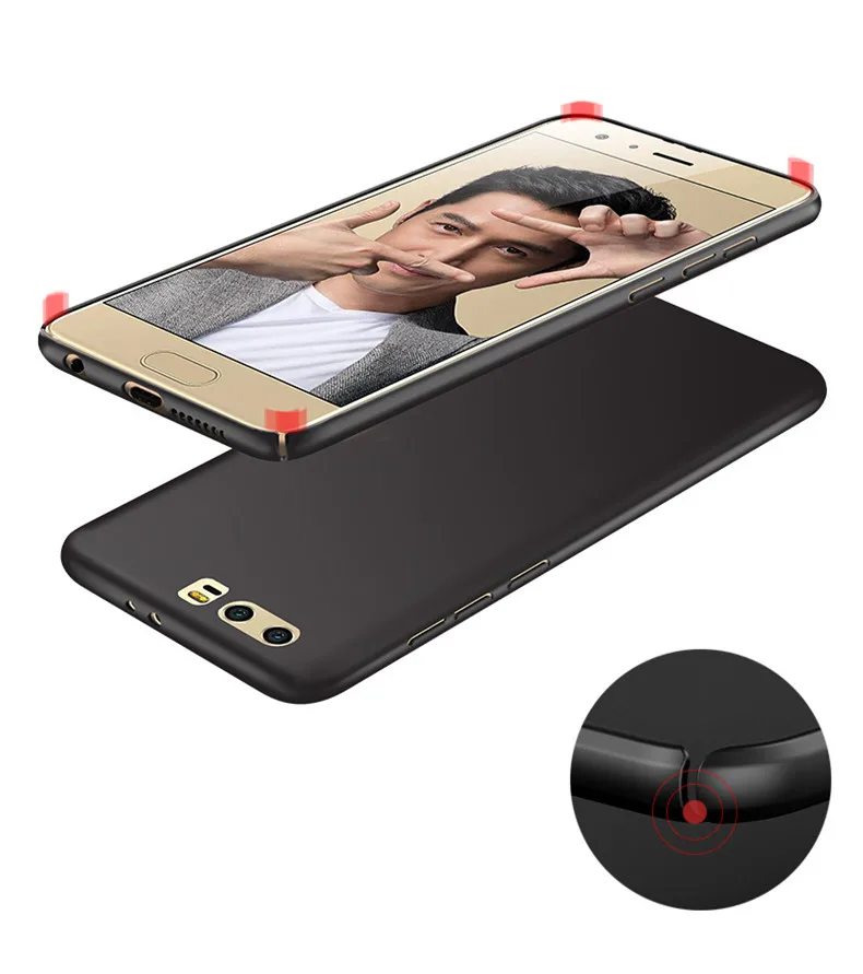 Case For Huawei Honor 9 Cover Frosted Shield Matte PC Back Cover Ultra Thin Rubber Skin For Huawei Honor 9 Full Protective Funda (12)