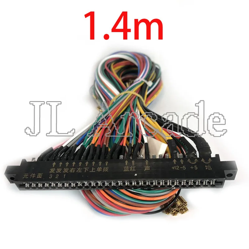 

28 pin Jamma Harness with 2.8mm/4.8mm terminal/connector wire Game Cable for DIY arcade game machine cabinet accessories