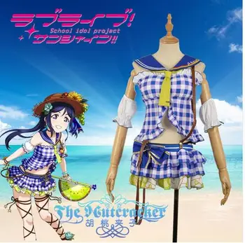 

Hot Anime Lovelive Matsuura Kanan Cosplay Costumes Aqours Benko Awakening Lovely Lolita Dress Uniform Custom-Make Any Size