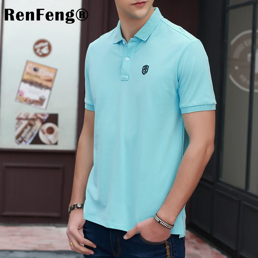 Brand Clothing Polo Shirt Solid Casual Polo Homme For Men Tee Shirt Tops High Quality Cotton Slim Fit 2018 Summer Polo Shirt Men (5)
