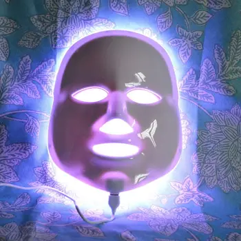 

Facial Mask 7 colors photon PDT LED Mask Blue Green Red Light Therapy Beauty Machine acne wrinkle removal