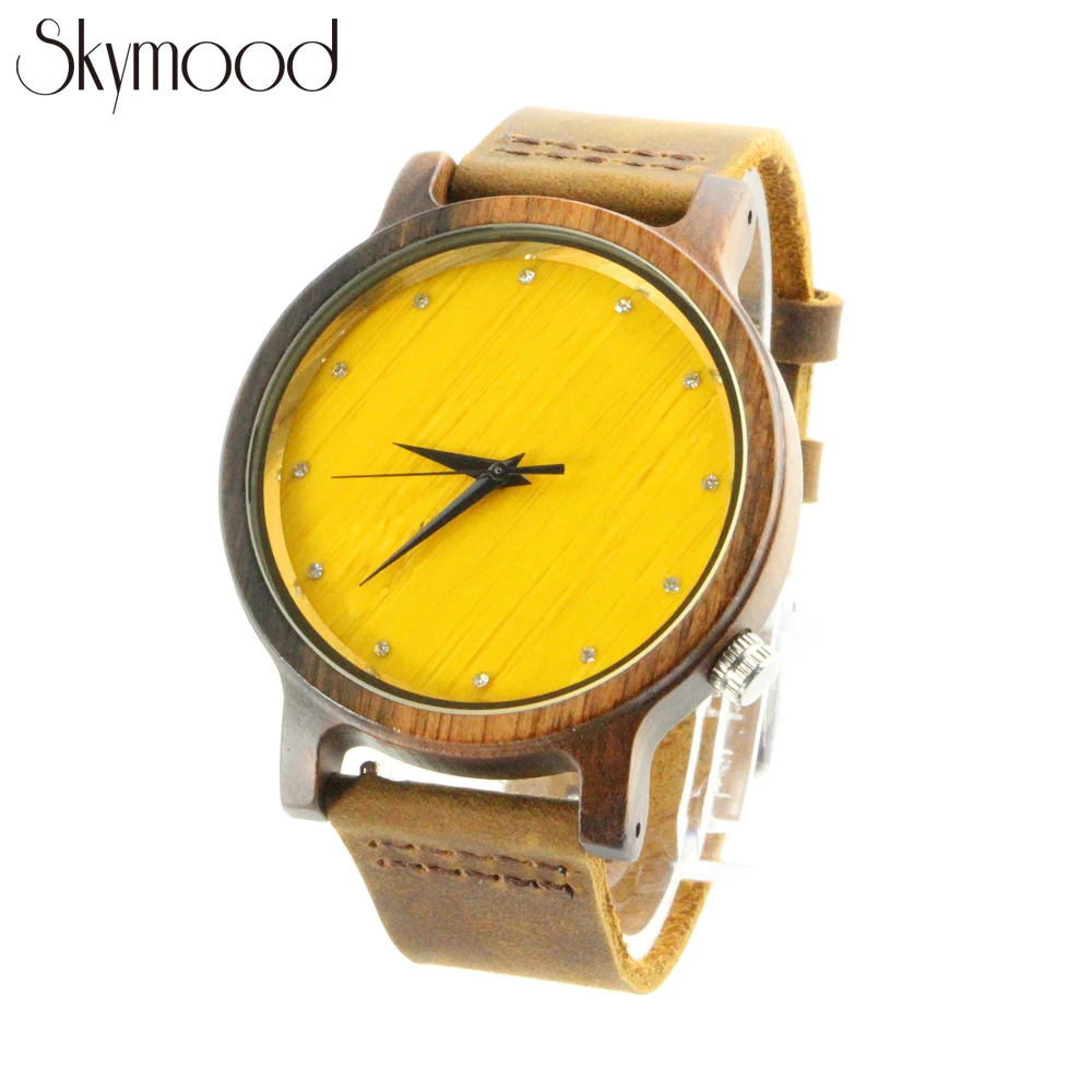 Custom Logo Case Wooden Quartz Movement Luxury Watch OEM Faces Original Japanese Reverse PC32 Japan | Наручные часы