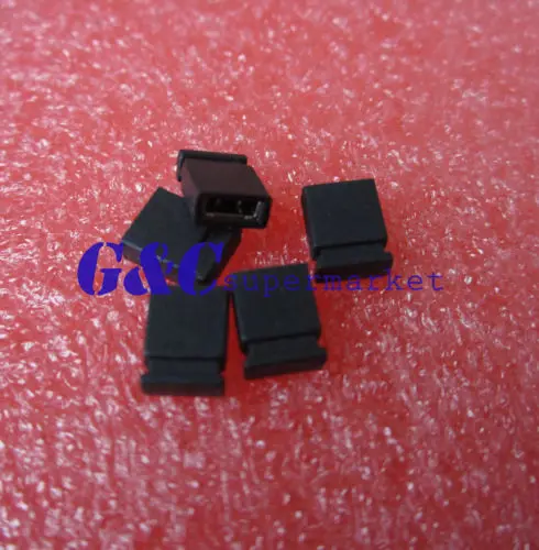 

100Pcs Black 2.54mm Jumper Cap mini Jumper Short Circuit Cap Connection Closed