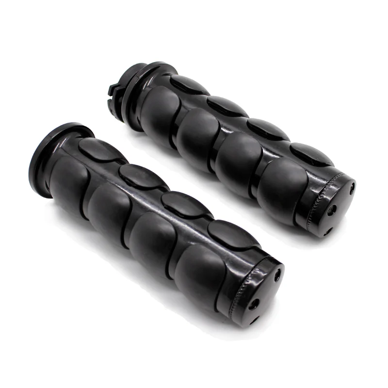 ROAOPP Motorcycle Hand Grips 25MM Handlebar One Pair For Harley Street Glide Kawasaki Vulcan 800 900 1500 1600 2000 Classic VN