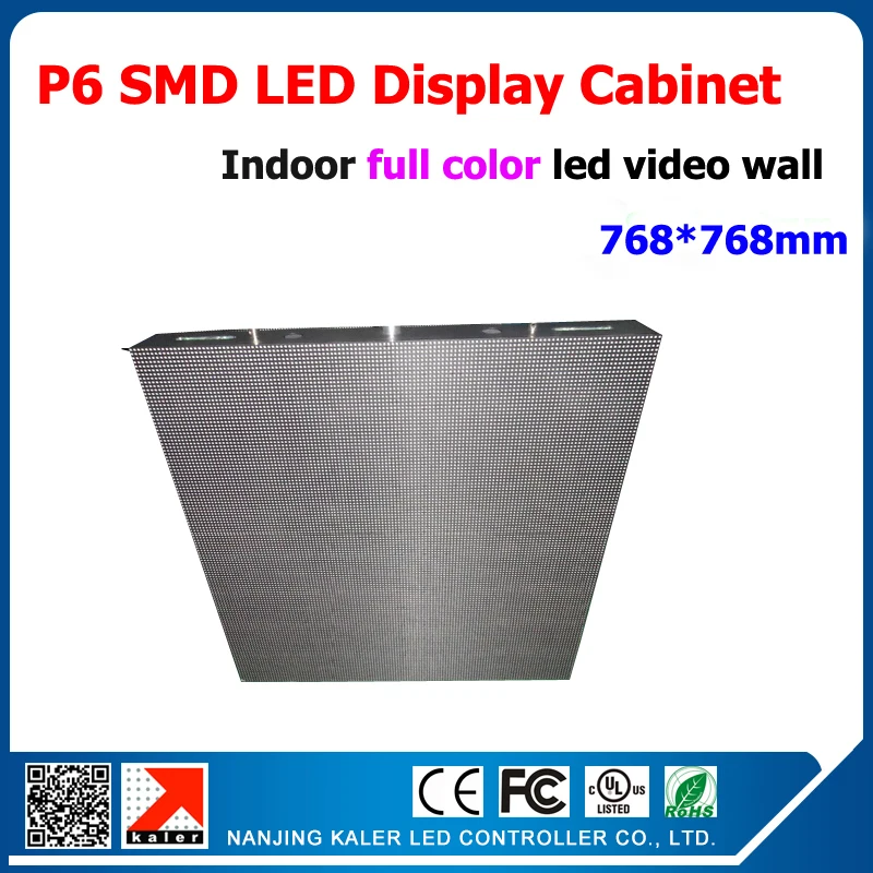 

TEEHO 2015 new led videos display P6 768X768mm common cabinet led display board advertising indoor led video wall LED screen