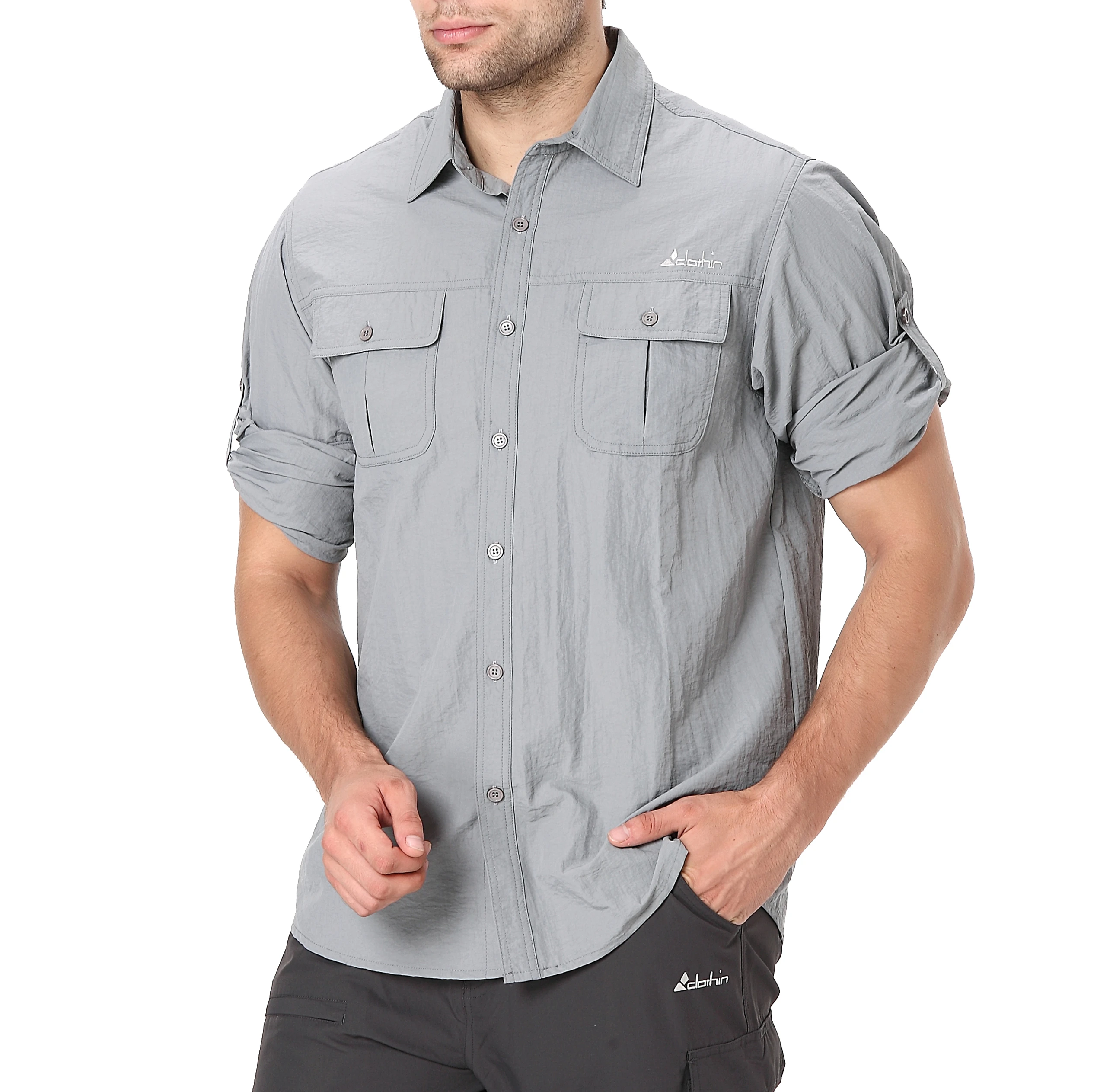 Мужская открытая дорожная Рабочая быстросохнущая тактическая Легкая Рубашка Wrangler с длинным рукавом CS13201M@ обычный и американский размер