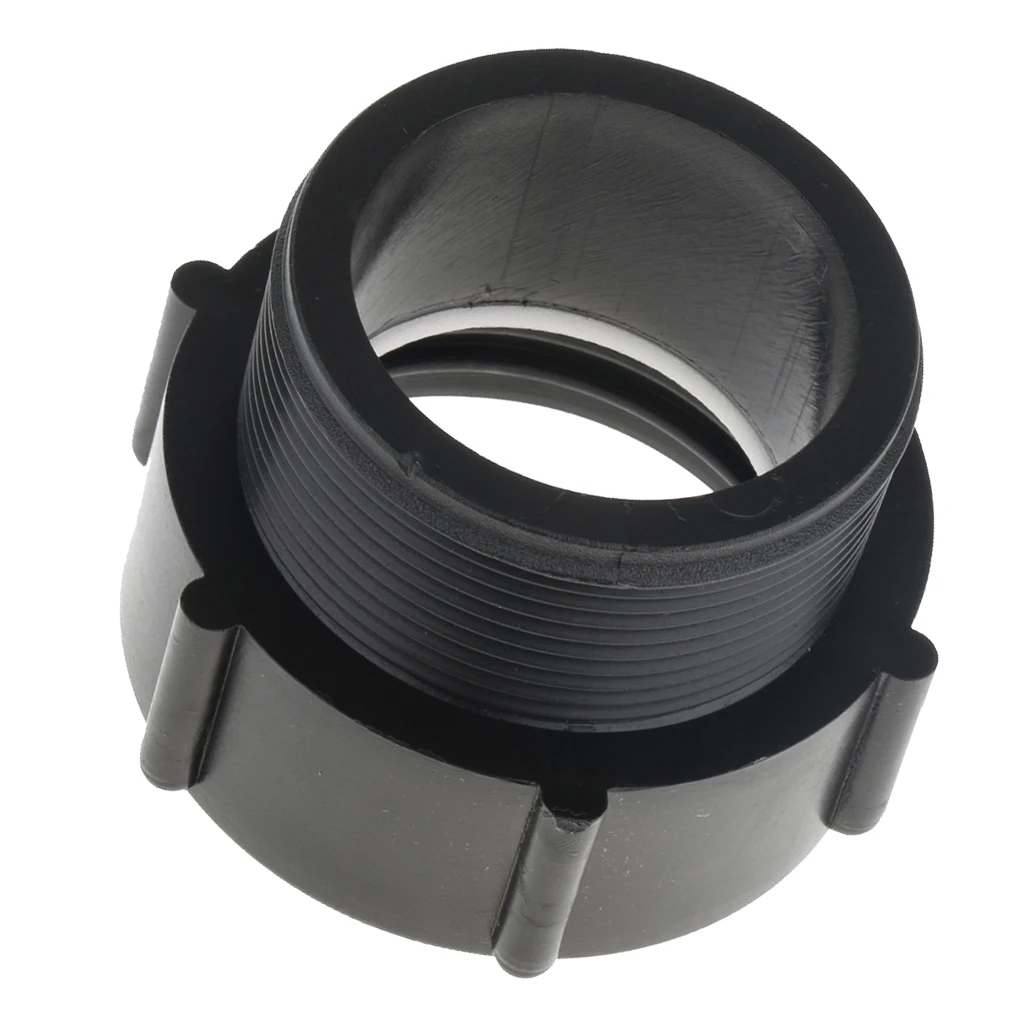 Solid 2'' IBC Tote Tank Valve Adapter for DN50 BSP Thread Hose Pipe Plastic