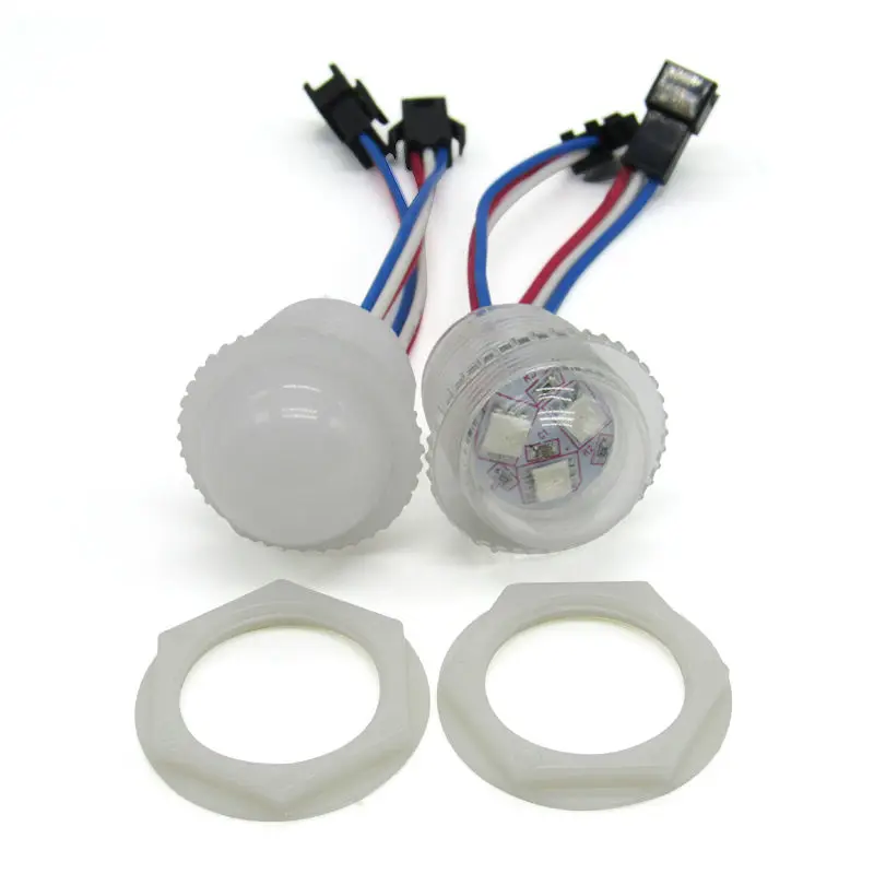 Водонепроницаемые умные цифровые UCS1903 26 мм 3 светодиодный s 5050 smd цветная (rgb) светодиодная точечная лампа полноцветный модуль адресуемых