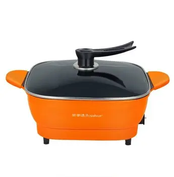 

Royalstar household electric Hot pot large capacity electric frying pan frying pan multi cooker plug non-stick cookware