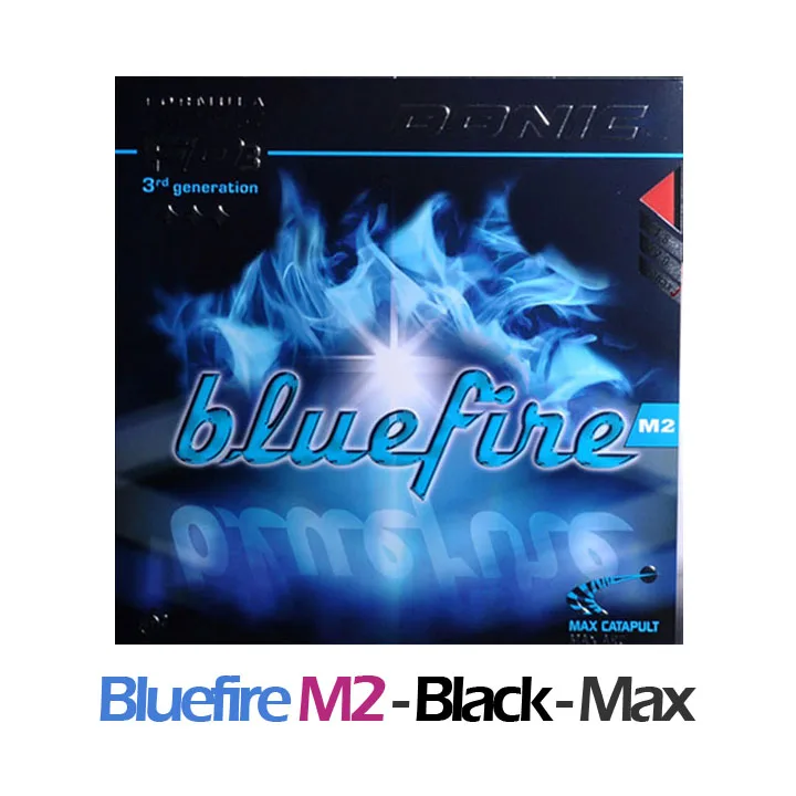 Donic Original Blue fire M1/M2/M3 синяя губка для настольного тенниса, резиновые, сильные прыщи для пинг-понга - Цвет: M2 Black
