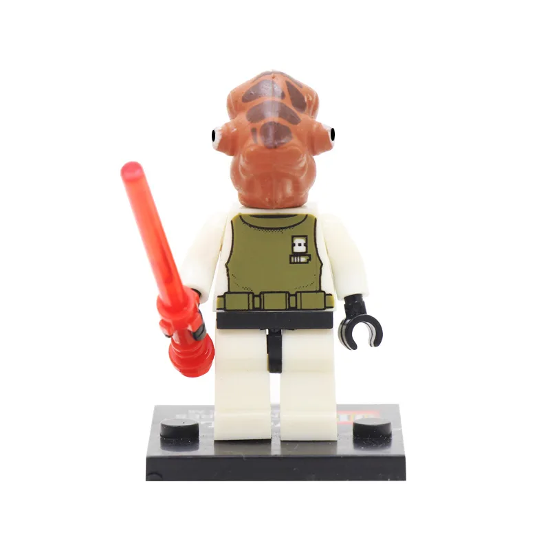 Одиночная продажа legoing Star Wars Luke Leia Han Solo Анакин Дарт Вейдер йода Jar строительные
