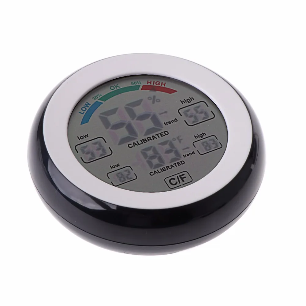 Цифровой комнатный термометр и гигрометр Сенсорный Экран Температура Датчик влажности мониторы тестер инструменты