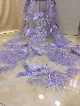 

Beautiful design YG-594 special flower embroidery mesh tulle fabric for nice dress and for pretty dress