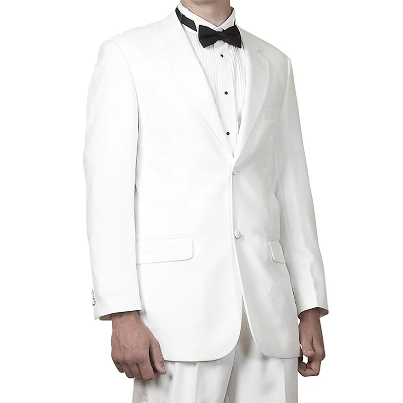 white groom jacket
