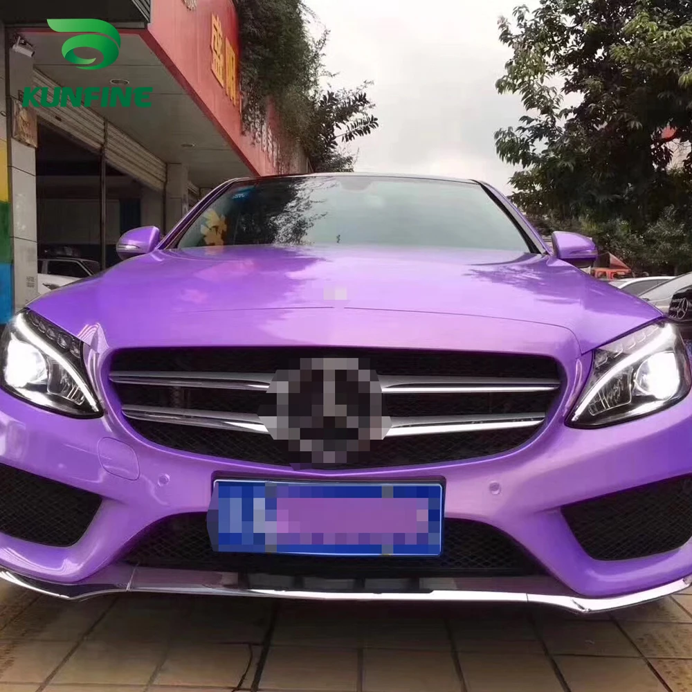 Car Vinyl film Body Sticker Car sticker Dream gold purple (5)