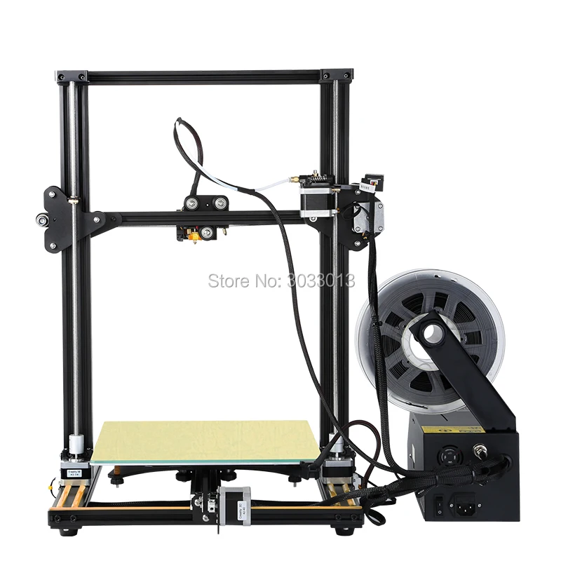3D принтер набор для самостоятельной сборки prusa i3 большой размер печати 300*300*400 мм