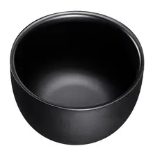 Мужская бритва для бритья, мыльница, пена, крем, очищающая мыльница, двойная чаша из нержавеющей стали, портативная, чистый черный