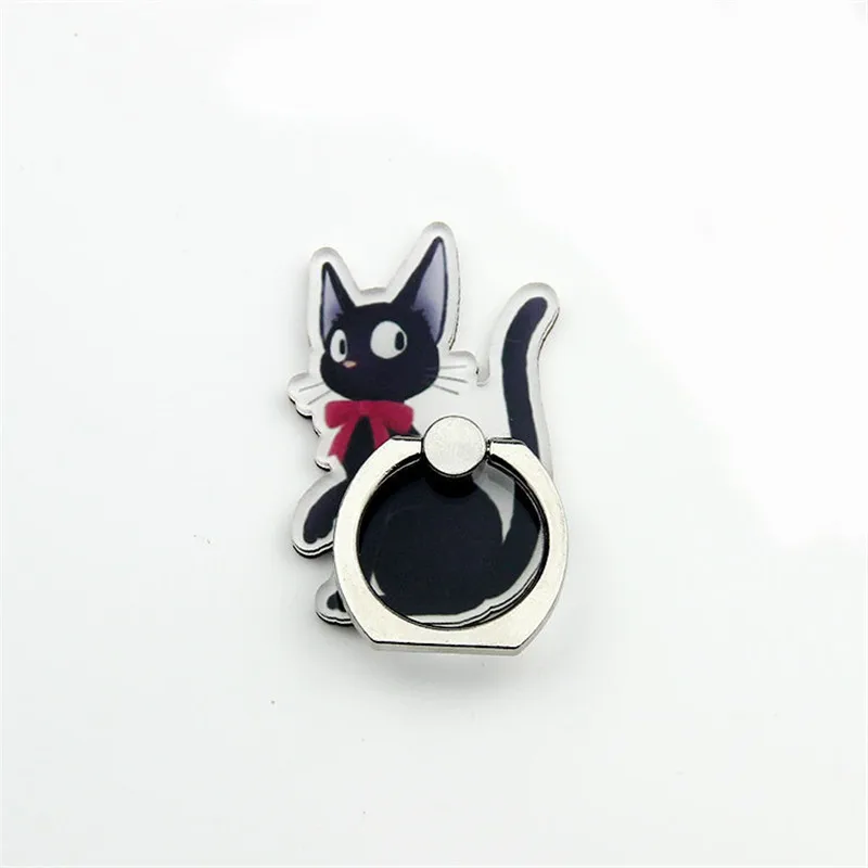 

Finger Ring Holder black cat For iPhone XS MAX XR 8 7 Mount Holder Stand Mobile Phone Finger Phone Stand Tablet For Xiaomi