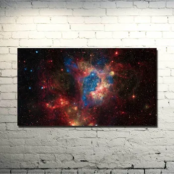 

Galaxy Space Stars Nebula Art Silk Poster Print 13x24inch Universe Landscape Pictures For Bedroom Living Room Decor 001
