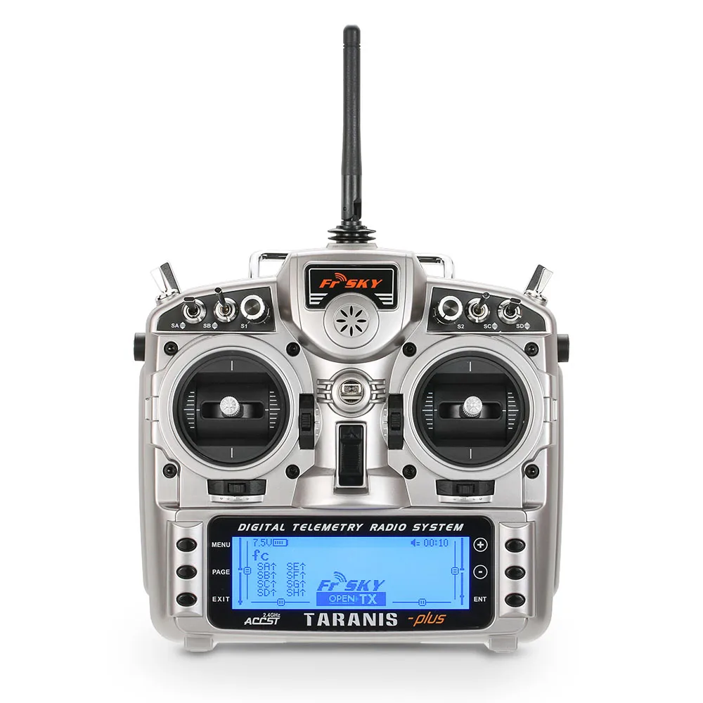 

Original FrSky Taranis X9D Plus 2.4G ACCST 16CH Telemetry Radio Transmitter Open TX Mode 2 for RC Quadcopter Helicopter Airplane