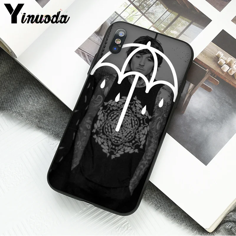 Yinuoda BMTH Bring Me the Horizon TPU черный чехол для телефона чехол для Apple iPhone 8 7 6 6S Plus X XS MAX 5 5S SE XR чехол