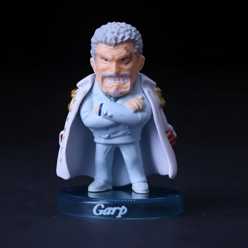 6 шт./компл. одна штука Borsalino Kuzan Akainu Sakazuki Ace Garp мини модель игрушки ПВХ фигурка