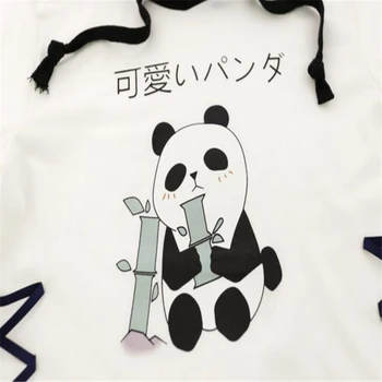 Kawaii Panda Hooded T Shirt 3