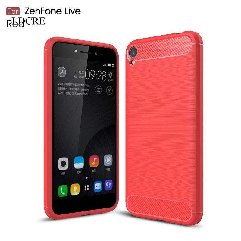 

For Case Asus Zenfone Live Cover Silicone Rubber Soft Cover for Asus Zenfone Live ZB501KL Case for Asus ZB501KL Phone Case LDCRE