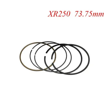 

LOPOR Motorcycle Piston Rings Set For Honda XR250 XR 250 BAJA250 (+75) 0.75mm Oversize Bore Size 73.75mm