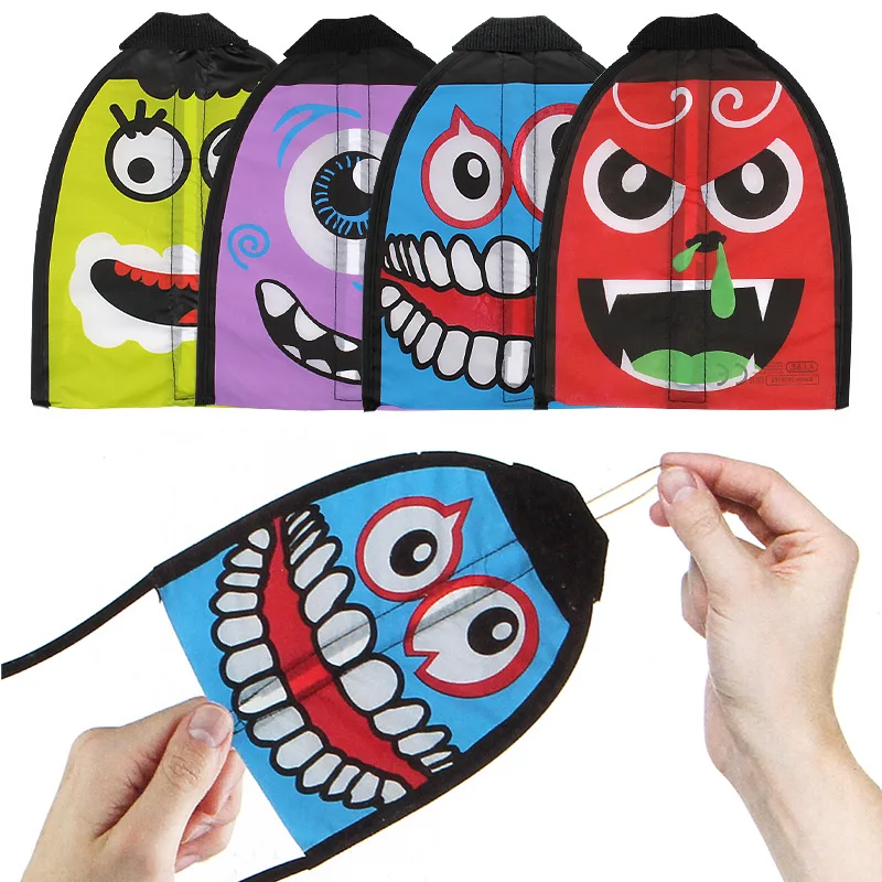 

Kite Thumb Kite Smiling Face Kite Material Outdoor Parent Child Early Education Toys for Children Toy Gifts
