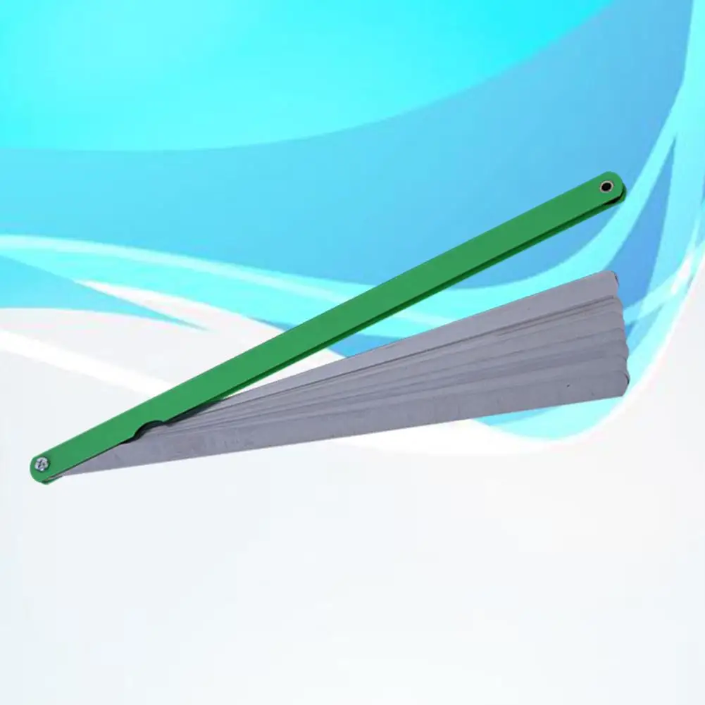 

Car Feeler Gauge 100mm 0.02-1mm 17 Blade Thickness Microplate Gap Measure Tool