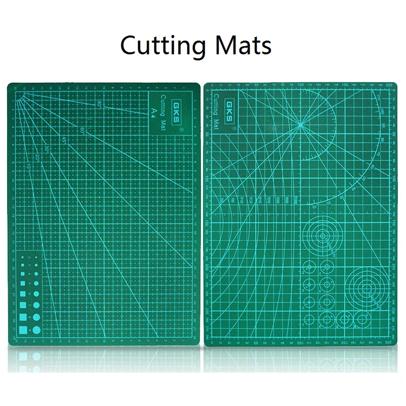 

A4 High Quality PVC Cutting Mats DIY Self Healing Fabric Leather Paper Craft Cutting Tool Rectangle Grid Lines Double-Side 00901