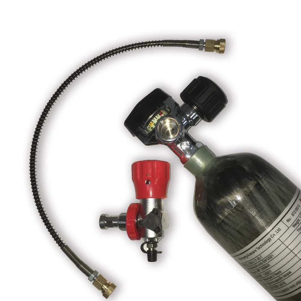 Акция Горячее предложение PCP воздуха пистолет использовать 2.17L 4500psi углеродного волокна цилиндр/бак для пейнтбола для охоты или дайвинга