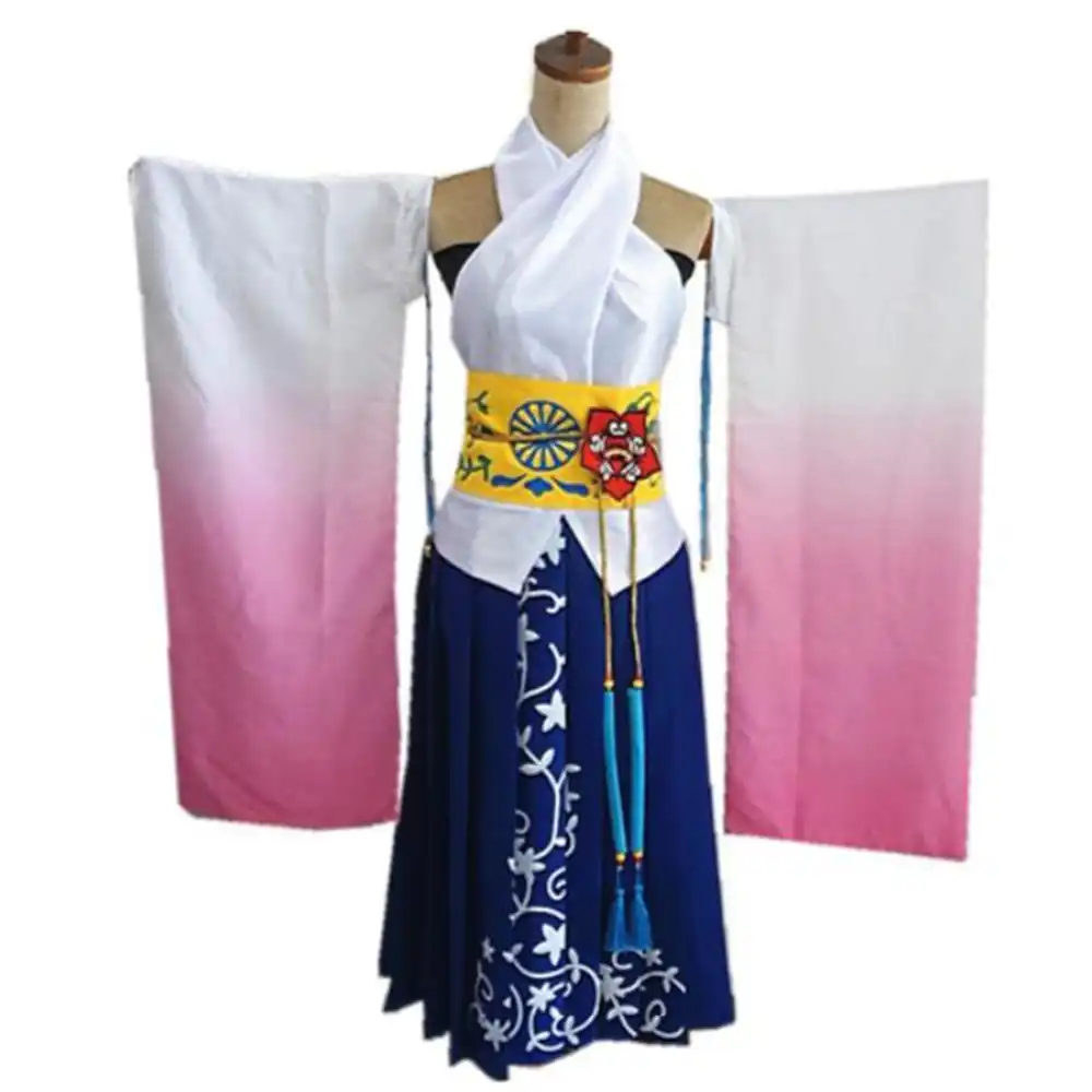 19ファイナルファンタジーx 10ユウナコスプレ衣装カスタムメイド Anime Costumes Aliexpress