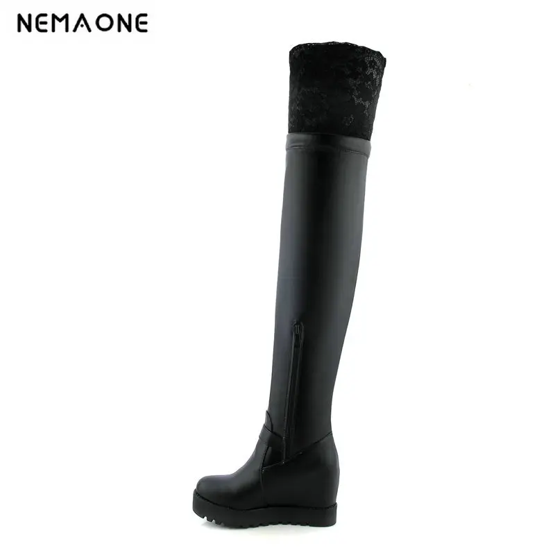 

2019 women fashion beautiful leg of over the knee high women boots 8.5cm super high heel women shoes autumn winter party shoes