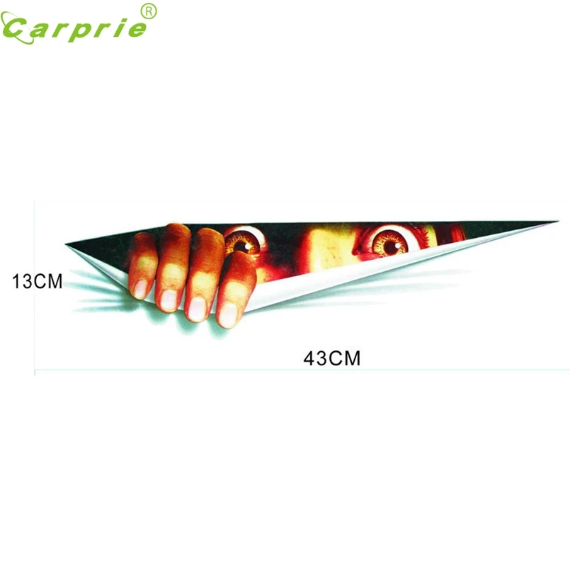 

CARPRIE Funny Car Sticker 3D Eyes Peeking Monster sticker Voyeur Car Hoods Trunk Thriller Rear Window Decal Sticker Car Body #3O