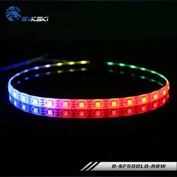 Bykski B-SF500LD-RBW/B-SF1000LD-RBW, RBW RGB освещение полосы, светодио дный 5 В полосы, с наклейками 3M, для случая освещения