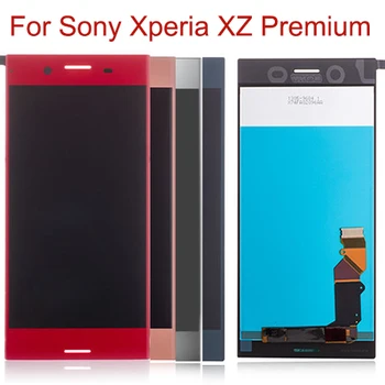 

Original 5.5" 3840x2160 IPS LCD for SONY Xperia XZ Premium Display Touch Screen Digitizer Assembly G8142 G8141 LCD with Frame
