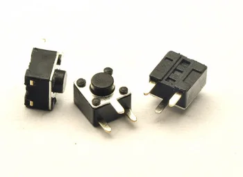 

1000pcs 4.5x4.5x3.8 mm 3 Pin Tact Switch Horizontal through hole 250gf tactile push button