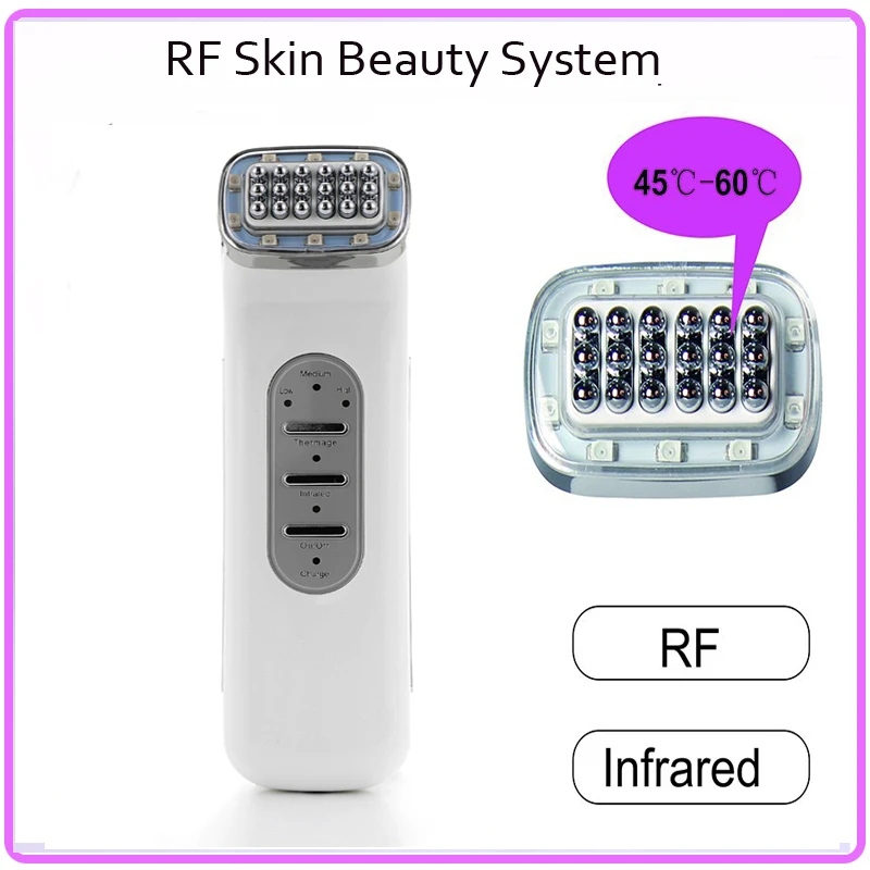 

Needle Free Mesotherapy RF Radio Frequency Infrared Microcurrent Skin Lifting Beauty Instrument Free Shipping