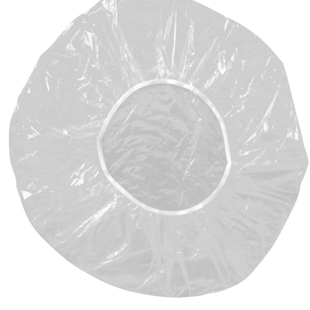 50Pcs Convenient and simple Elastic Waterproof Adults Shower Bathing Cap Disposable Spa Home Hair Hat