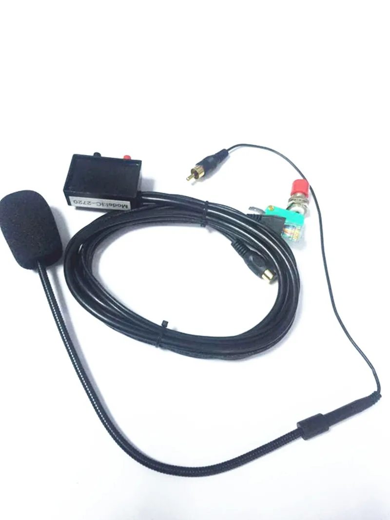 Oppxun для IC-2200H автомобиля Hands-Free микрофон IC2720 IC2820 Hands-Free микрофон в руки