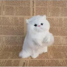 WYZHY животных моделирования cat плюшевая креативная игрушка животное модель фотографии Статуэтка обучение маленьких детей
