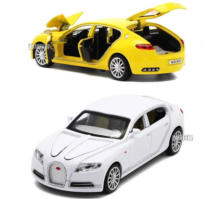 1:32 Bugatti Galibier Veyron Автомобильные модели из сплава литые под давлением Brinquedos